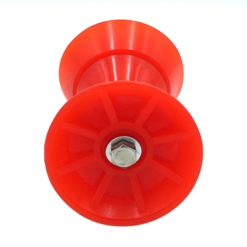 UANOFCN 3" Boat Trailer Roller Assembly 1/2" Shaft Non Marking Polyurethane - Image 4